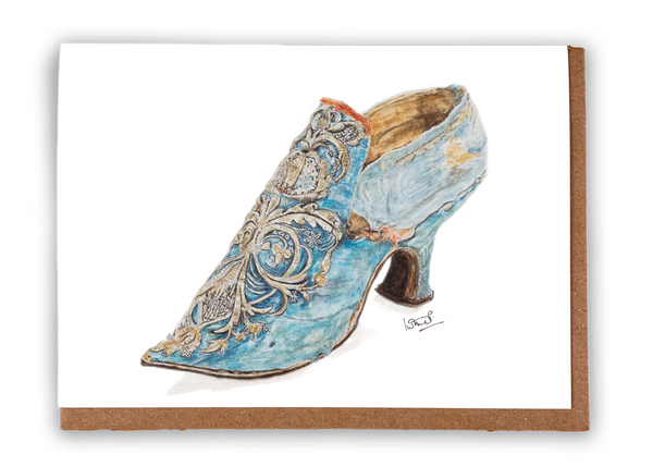 Antique Shoes, Set of 6 Cards