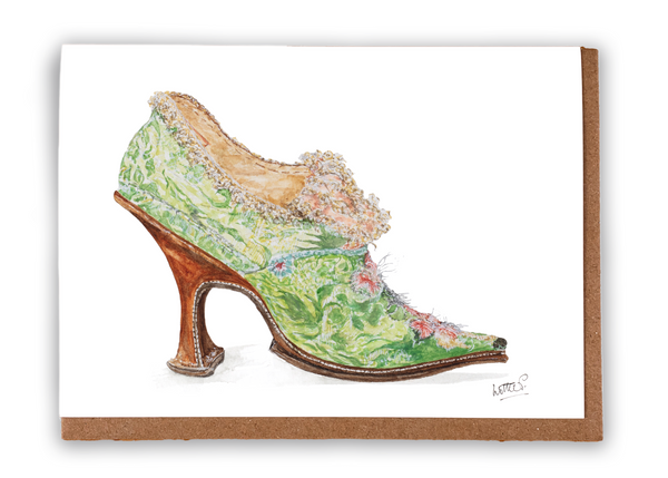 Antique Shoes, Set of 6 Cards