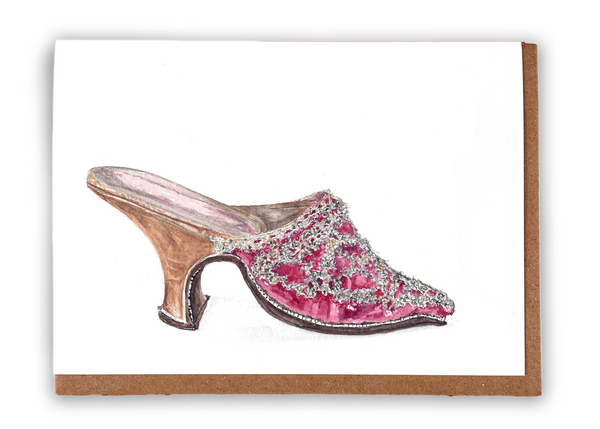 Antique Shoes, Set of 6 Cards