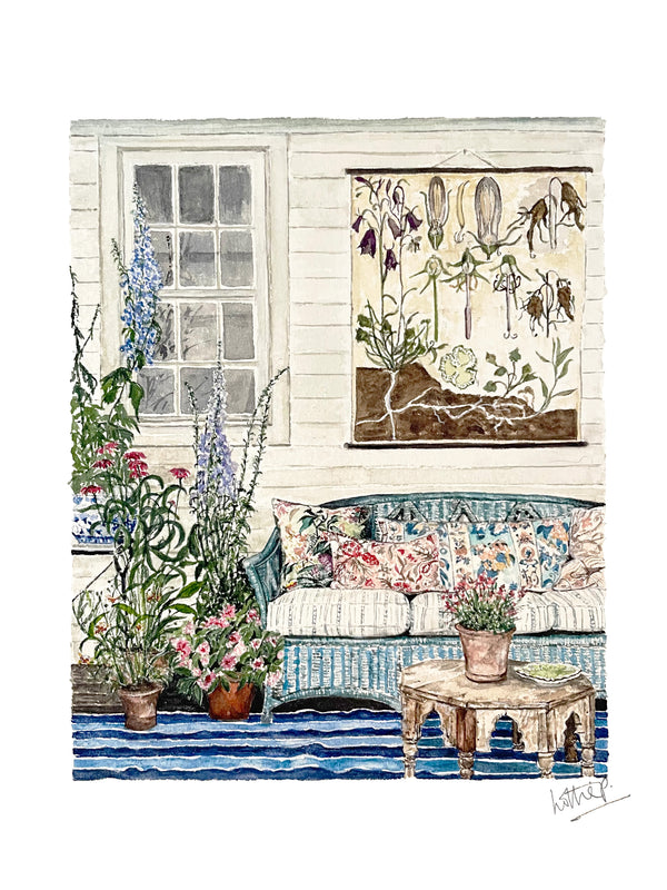 Flower Rooms, Set of 6 Cards