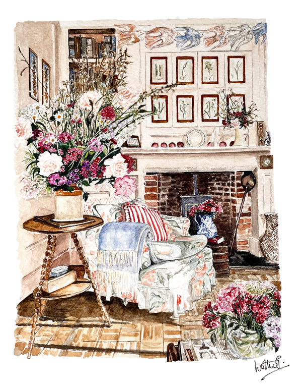 The Snug at Mulberry House Print